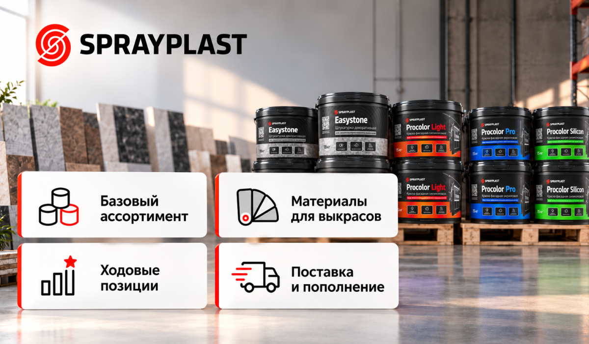 Стартовый склад без лишних рисков: готовая модель от SPRAYPLAST